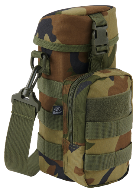Brandit Molle Bottle Pouch II, Woodland