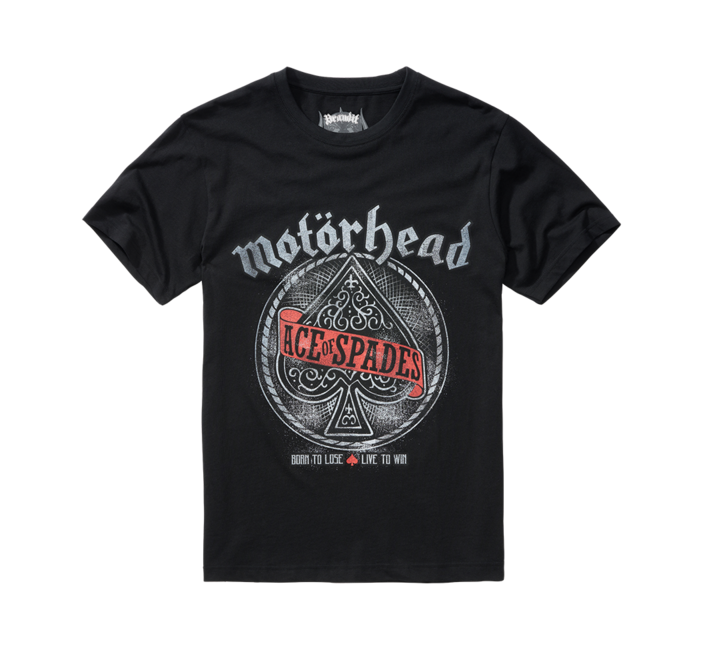 Brandit Motörhead Ace of Spade T-Shirt, Black