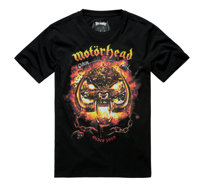 Brandit Motörhead Overkill T-Shirt, Black