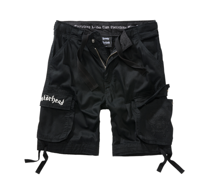 Brandit Motörhead Urban Legend Shorts, Black