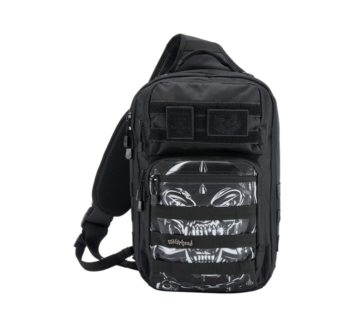 Brandit Motörhead US Cooper Sling Backpack, Black
