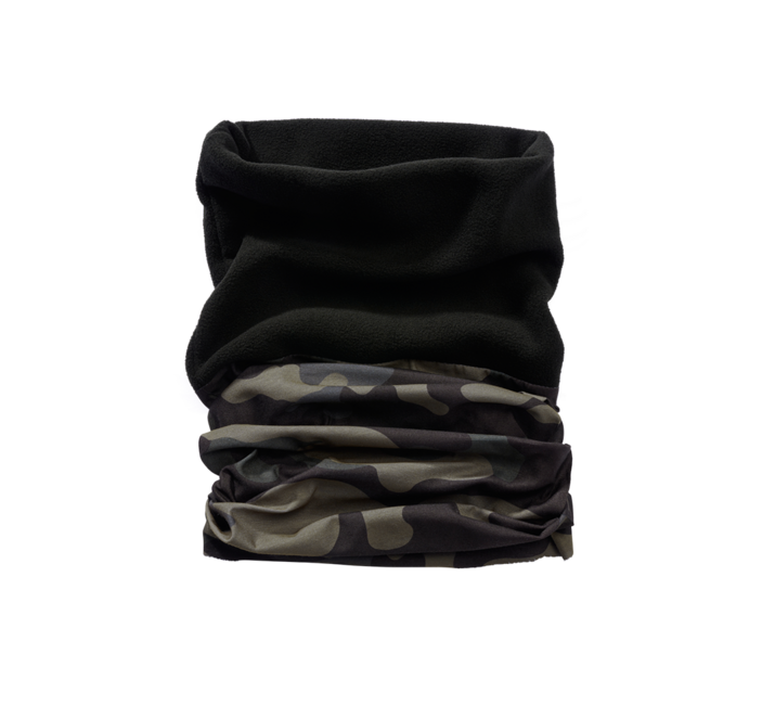 Brandit Multifunctional Fleece Neck Gaiter, Dark Camo