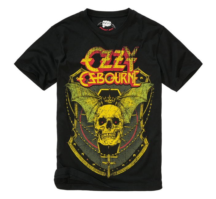 Brandit Ozzy T-Shirt Skull, Black