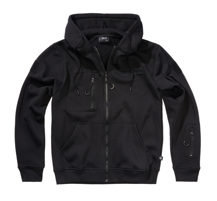 Brandit Men's Tactical Hoodie, Black
