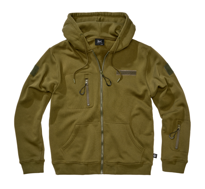 Brandit Men's Tactical Hoodie, Olive