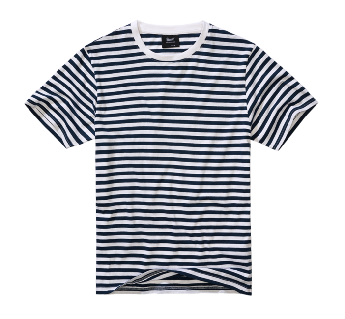 Brandit Men's Navy Striped T-Shirt