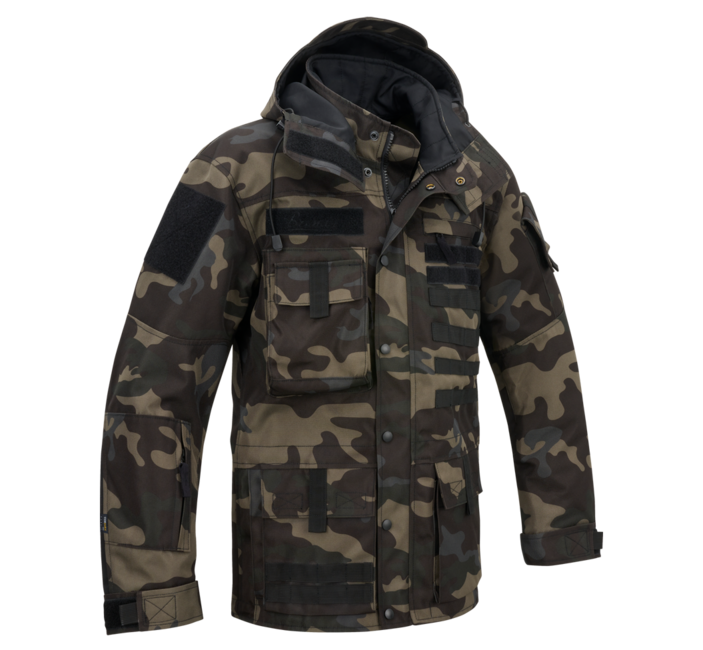 Brandit Performance Outdoor Tactical Jacket, Dark Camo