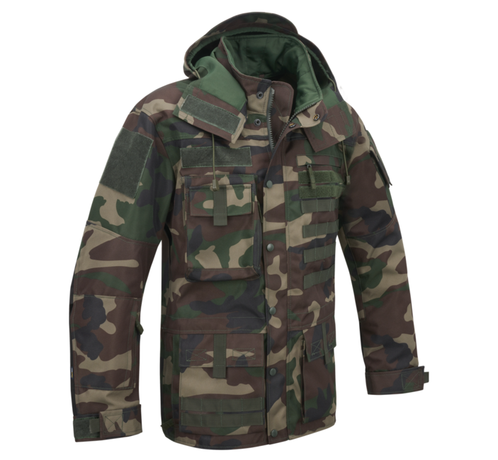 Brandit Performance Outdoor Tactical Jacket, Woodland