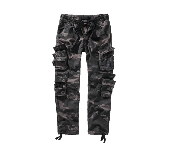 Brandit Pure Slim Fit Pants, Dark Camo