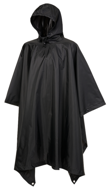Brandit Ripstop Poncho, Black