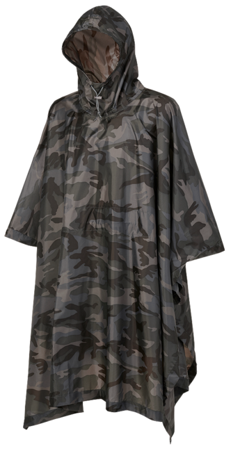 Brandit Ripstop Poncho, Dark Camo