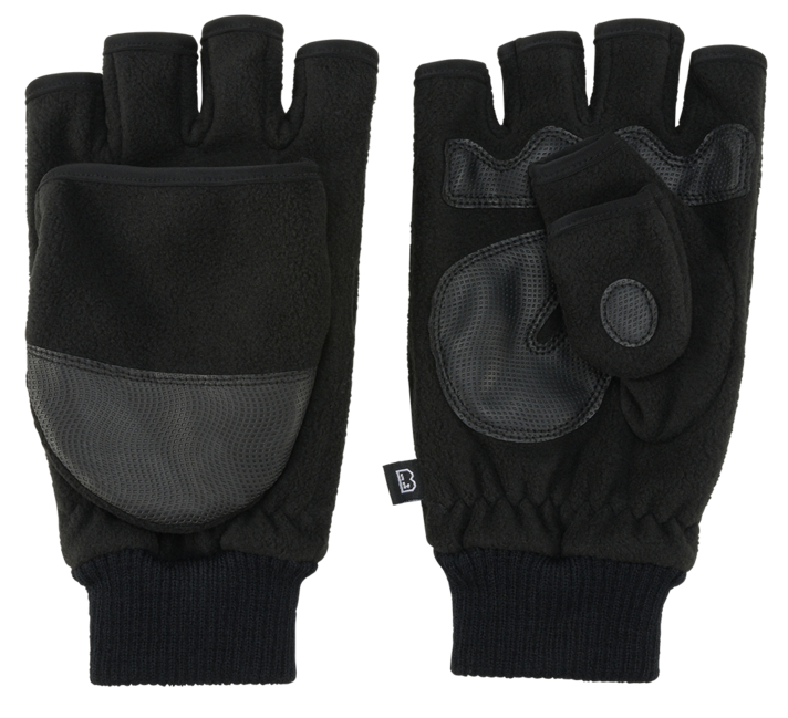 Brandit Fingerless Gloves, Black