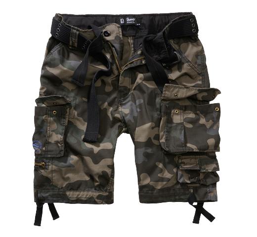 Brandit Savage Ripstop Shorts, Dark Camo