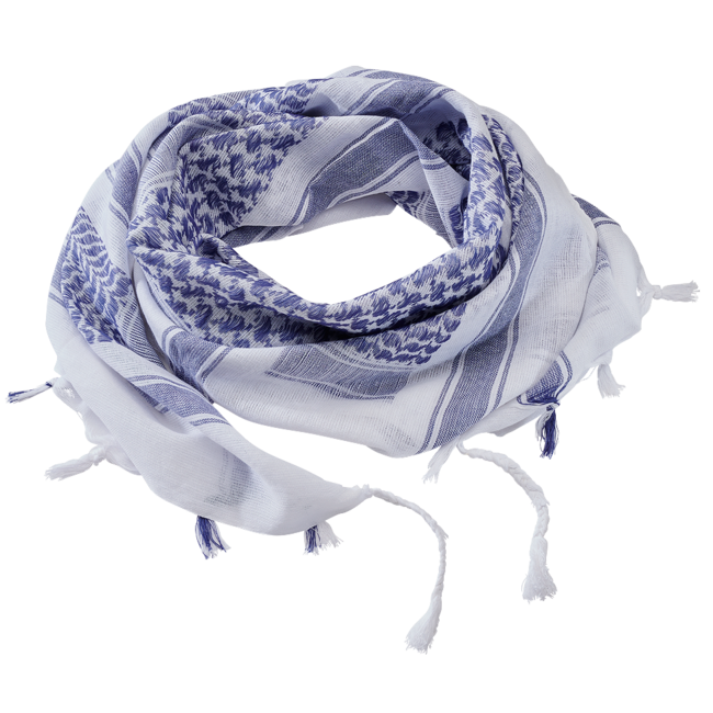 Brandit Shemag Scarf, Blue-White