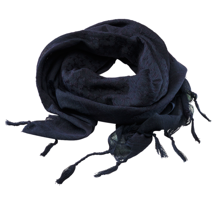 Brandit Shemag Scarf, Navy Blue-Black