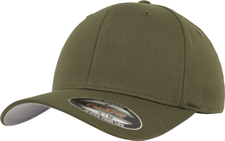 Brandit Flexfit Wooly Combed Cap, Olive