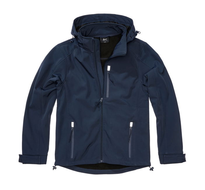 Brandit Hurricane Softshell Jacket, Navy Blue