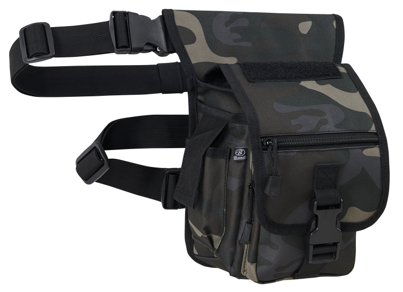 Brandit Leg Pouch, Dark Camo