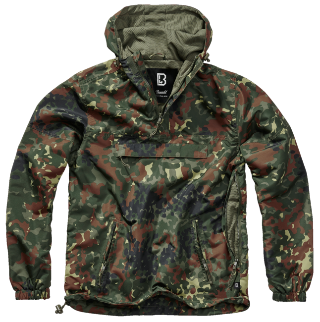Brandit Summer Windbreaker Jacket, Flecktarn