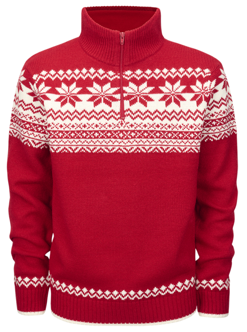 Brandit Norwegian Troyer Sweater, Red