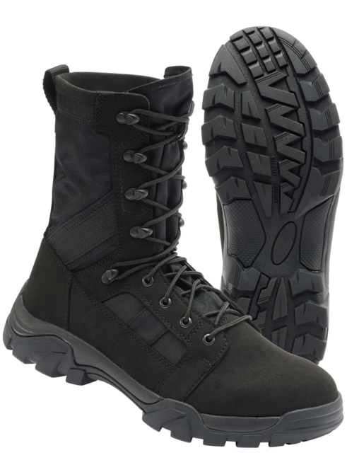 Brandit Tactical Boots 9-Hole, Black