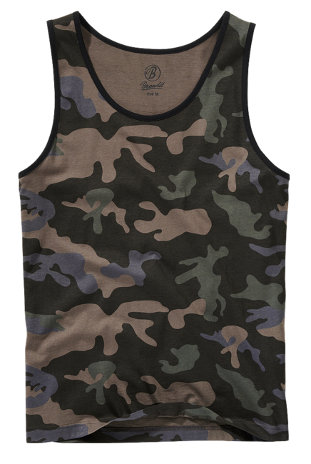 Brandit Tank Top Men's, Dark Camo