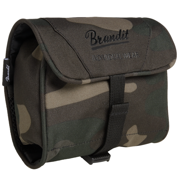 Brandit Toiletry Medium Toiletry Bag, Dark Camo