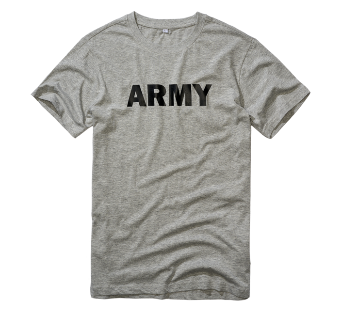 Brandit Army T-Shirt, Grey Melange