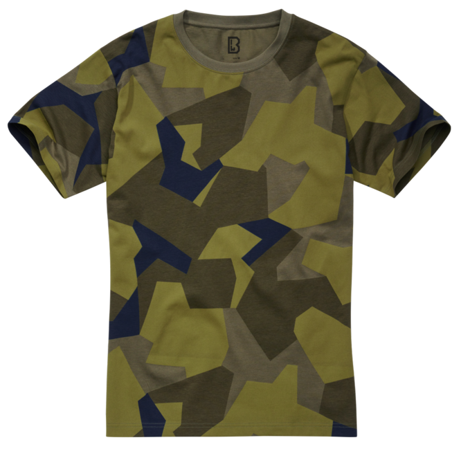 Brandit T-Shirt, Swedish Camo M90