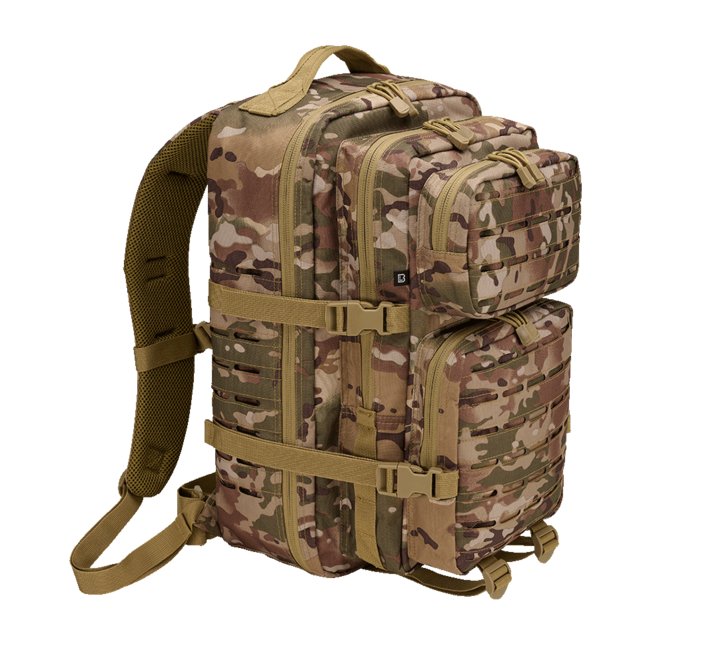Brandit US Cooper Lasercut Large Backpack 40L, Tactical Camo