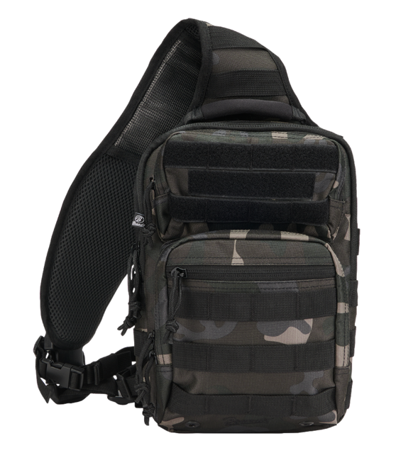 Brandit US Cooper Shoulder Bag, Dark Camo
