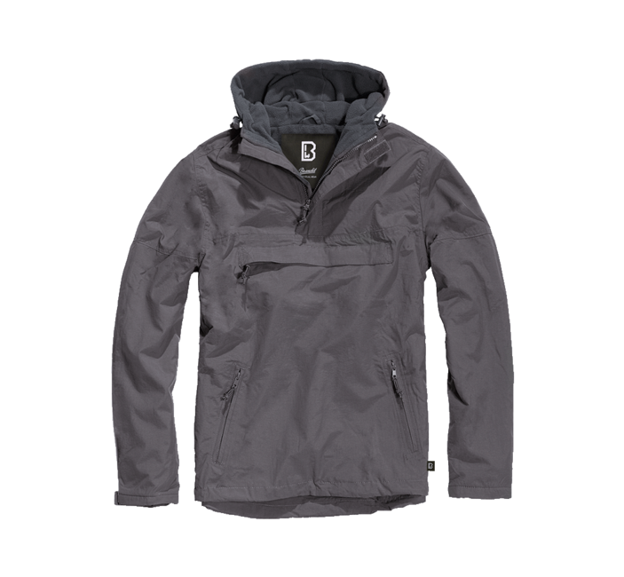 Brandit Windbreaker Jacket, Anthracite
