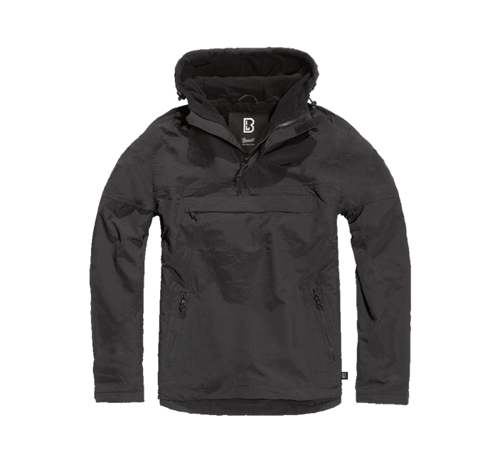 Brandit Windbreaker Jacket, Black
