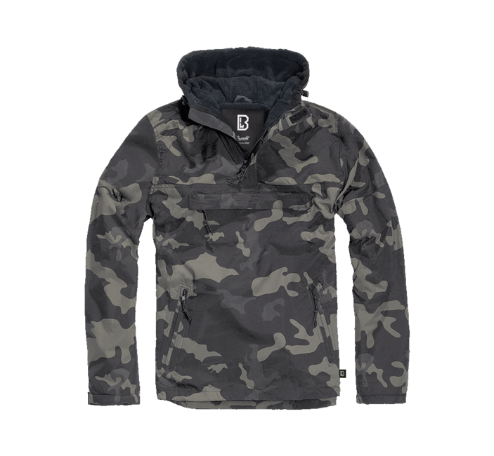 Brandit Windbreaker Jacket, Dark Camo