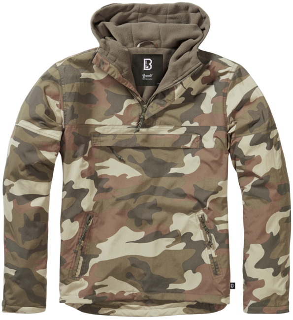 Brandit Windbreaker Jacket, Light Woodland
