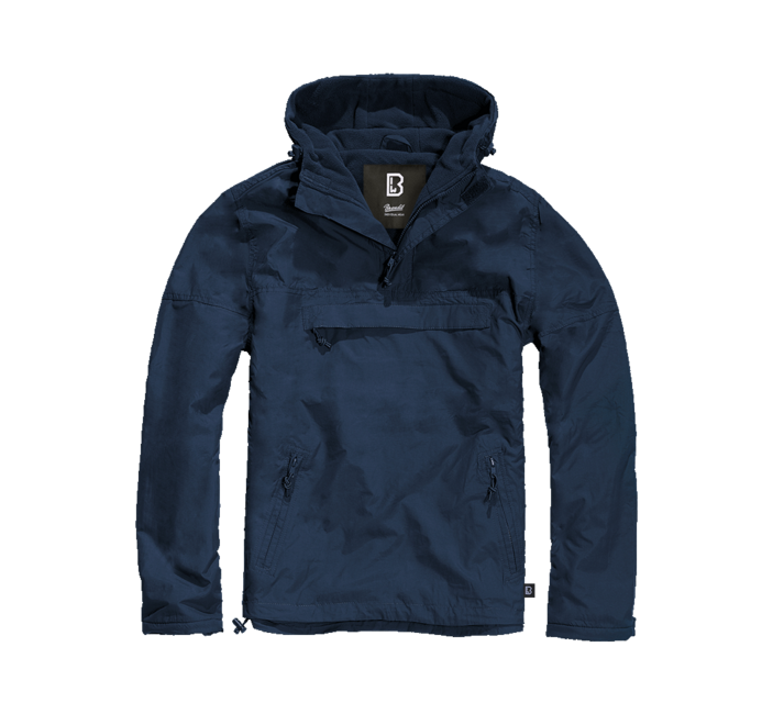 Brandit Windbreaker Jacket, Navy Blue