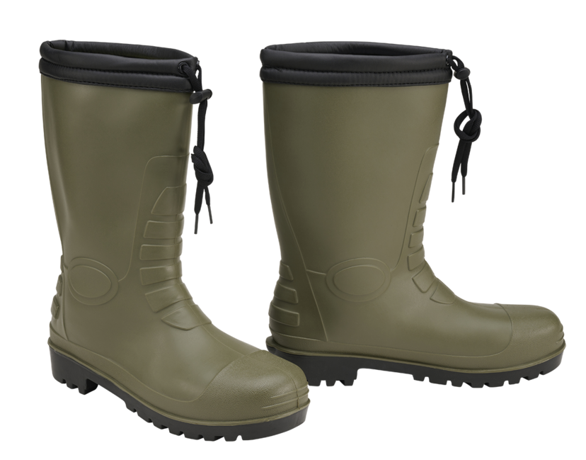 Brandit Winter Rubber Boots, Olive