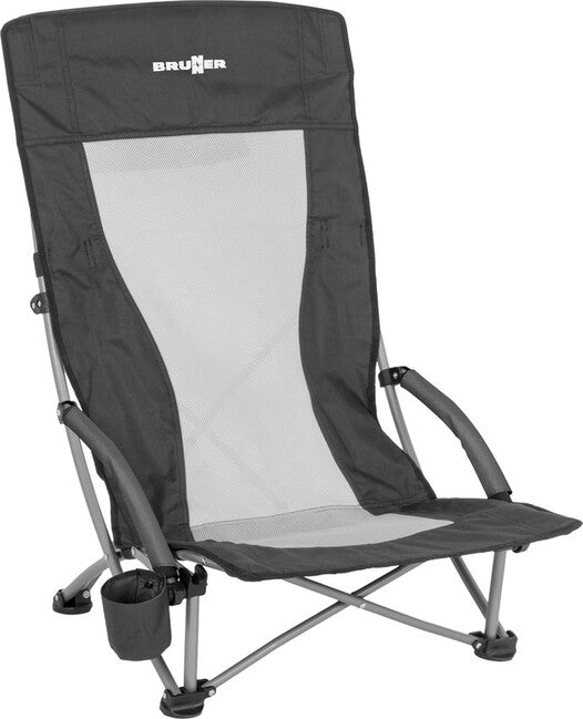 Brunner Cuba Highback Beach Chair, Black