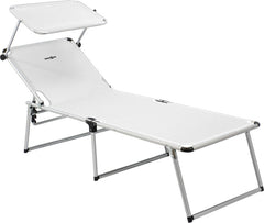Brunner Malibu High Beach Lounger, White