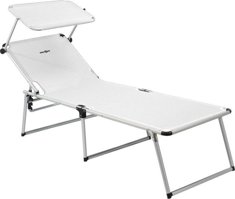 Brunner Malibu High Beach Lounger, White