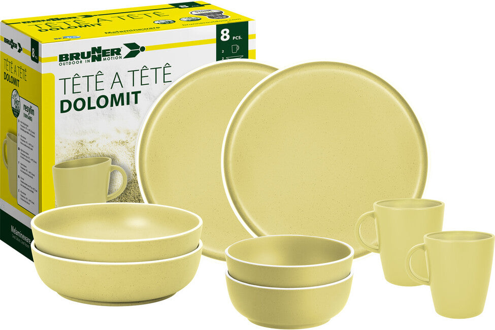 Brunner Camping Cookware Set, Yellow
