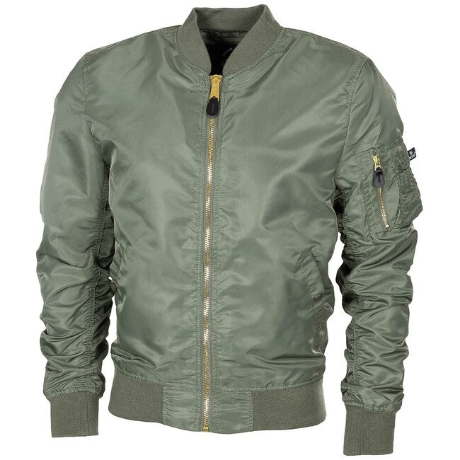 MFH Americká letecká bunda MA1, OD green