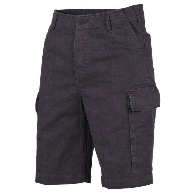 MFH BW Bermuda Shorts, Black-Stonewashed