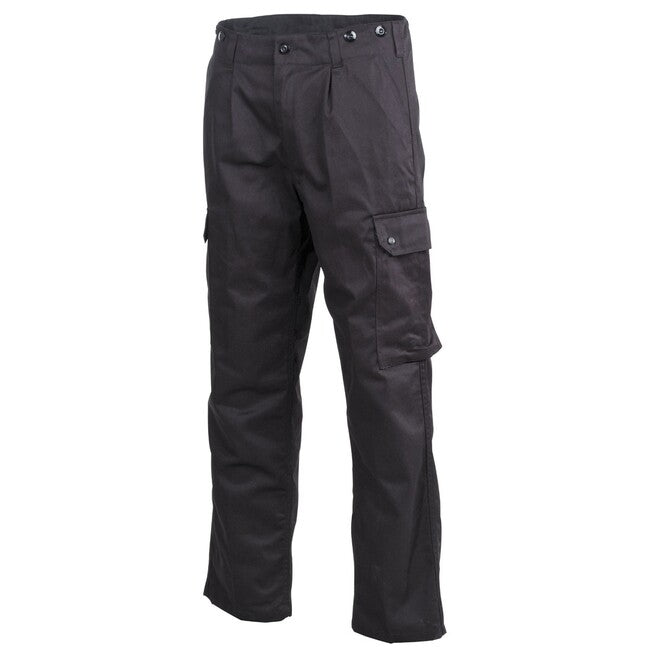 MFH BW Field Pants, Large Sizes, Black