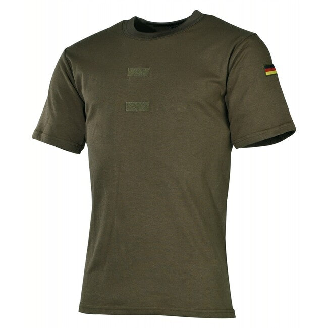MFH BW Tropical Field Shirt with National Insignia, OD Green