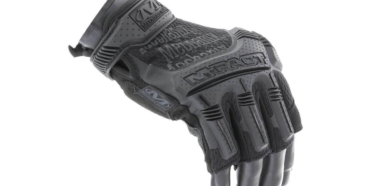 Mechanix M-Pact Impact Gloves Fingerless, Black
