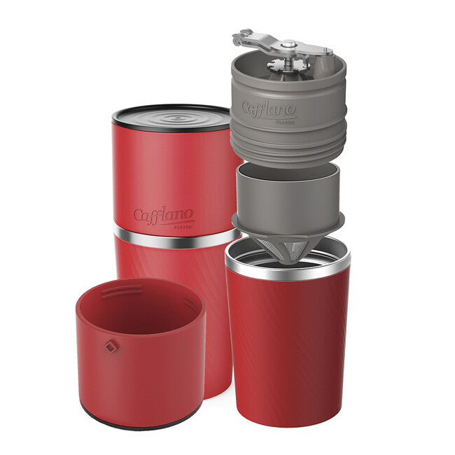 Cafflano Klassic Coffee Maker, Red
