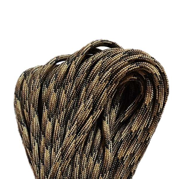 WARAGOD Paracord náramok s kovovým klipom Avär, camo coyot