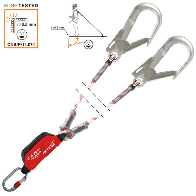 CAMP Retexo Rope Double Safety Harness Set 150 cm