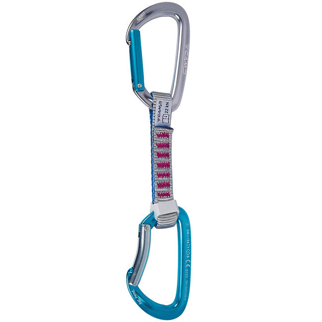CAMP Orbit Express KS Carabiner, Grey/Fuchsia 12cm